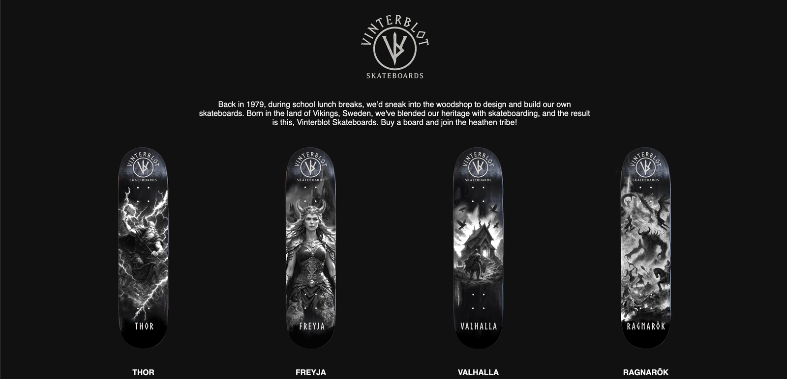 Vinterblot website preview