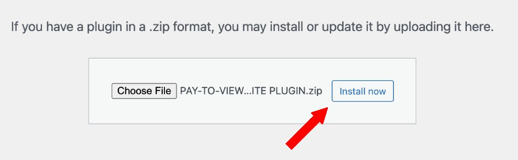 Install plugin
